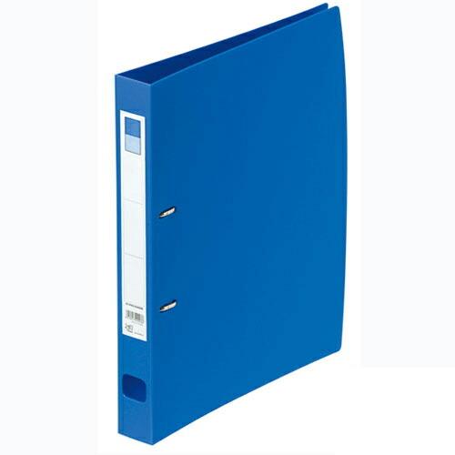 Dリングファイル A4 青 2穴 1冊 リングファイル : オフィストラスト