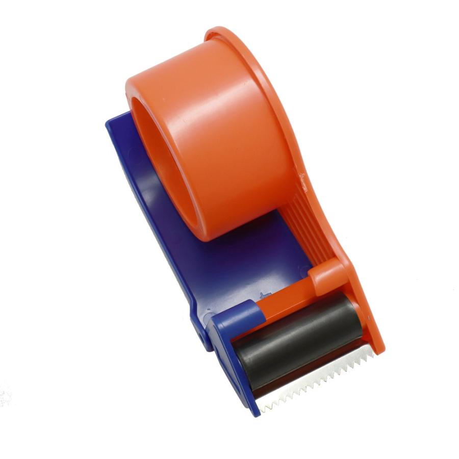 OPPテープ 50mm×50m 厚さ65μ 透明 1巻+テープカッター : オフィス