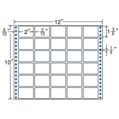 代引不可』MX12A タックシール (連続ラベル) レギュラータイプ