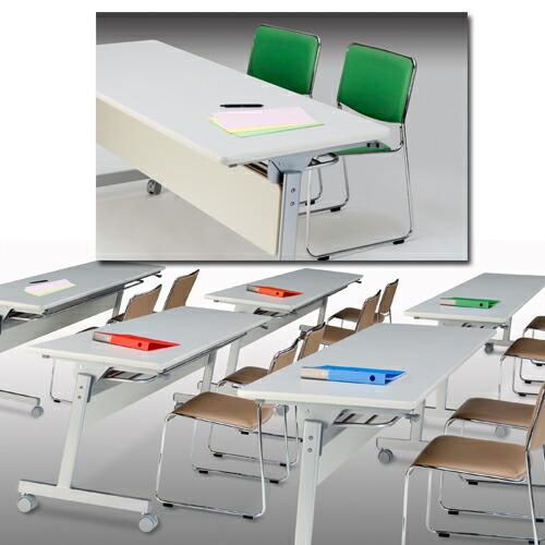 ハイテクウッドテーブルオフィス家具　折りたたみ　会議用　パーティなど　浜松市出品 ハイテクウッドテーブルオフィス家具 折りたたみ 会議用 パーティなど