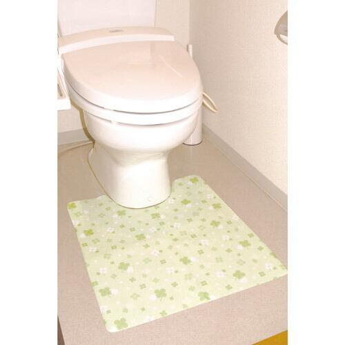 トイレ用消臭フロアシート グリーン(クローバー柄) 20枚×20袋 使い捨て 介護施設 介護 業務用 トイレ フロアシート『法人宛のみ送料無料(一部地域除く)』_1