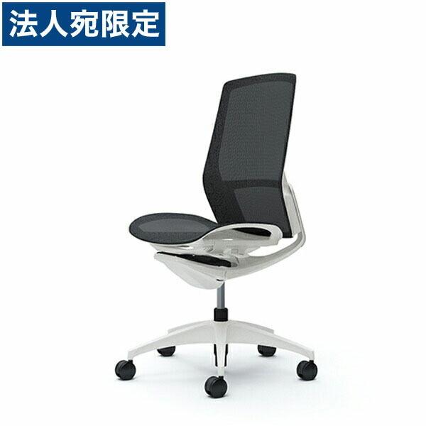 『代引不可』『受注生産品』オカムラ オフィスチェア フィノラ 肘なし ハイバック メッシュ座 ブラック C735WW-F1E1『法人宛のみ送料無料(一部地域除く)』