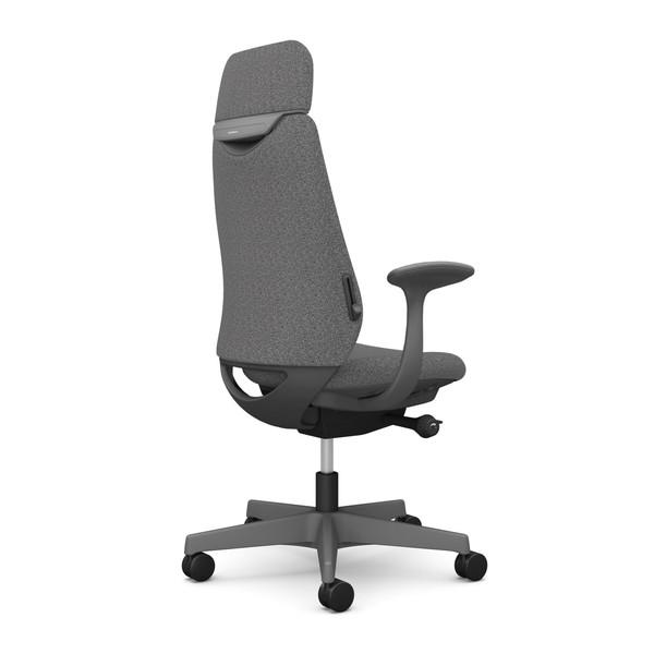 『ポイント10倍』『代引不可』 オカムラ ポータム EXスタンダード Dグレーフレーム 背クッション ランバー有 固定肘 ウレタンキャスター CF27ZE 『返品不可』の画像