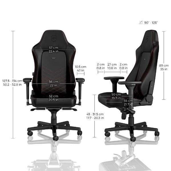 noblechairs HERO 『代引不可』noblechairs ゲーミングチェア レッド 