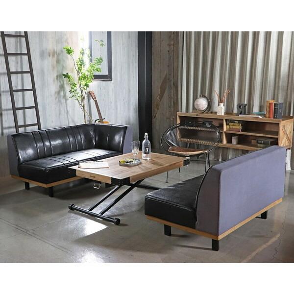 東馬（Tohma） 『代引不可』東馬 UP 328 (L) PULLEY ソファセット 左