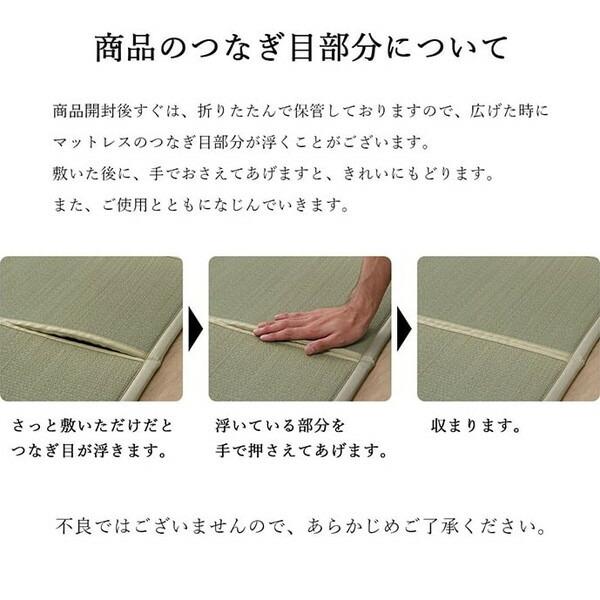 『代引不可』イケヒコ 畳マットレス シングル 100×200cm『法人宛のみ送料無料(一部地域除く)』 | イケヒコ | 04