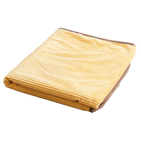 『代引不可』イケヒコ クルム ハーフケット 100×140cm イエロー KRM9051316 [ ブランケット 膝掛け リビング ] | イケヒコ | 01