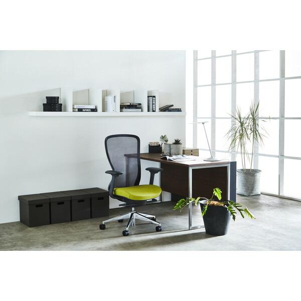 『代引不可』関家具 オフィスチェア AiDen A03-E グレーフレーム 肘付 ブラッドオレンジ 『返品不可』『法人宛のみ送料無料(一部地域除く)』の画像