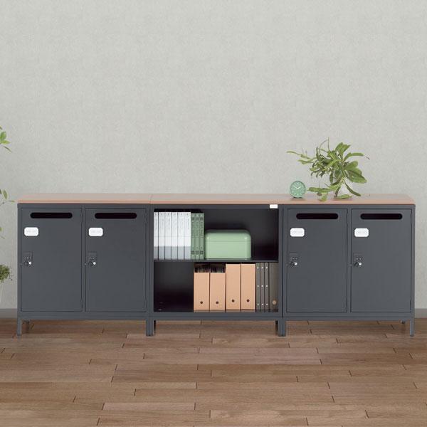 代引不可』生興 ASKシリーズ スタンドベース ブラック W880×D400