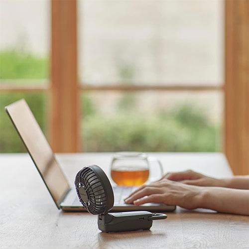 RHYTHM（時計） リズム ハンディファン Silky Wind Mobile 3.2