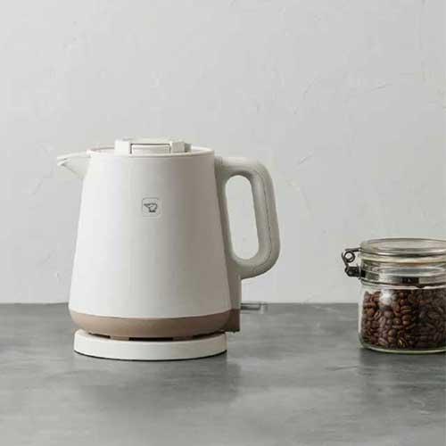 STAN. 電気ケトル 象印 スタン 0.8L 800ml ホワイト CK-PA08-WA『法人