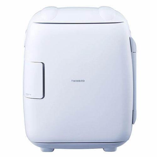 保温庫 保冷庫 ポータブル 車載 AC電源 DC電源 5.5L ホワイト HR-EB06W ツインバード『法人宛のみ送料無料(一部地域除く)』の画像
