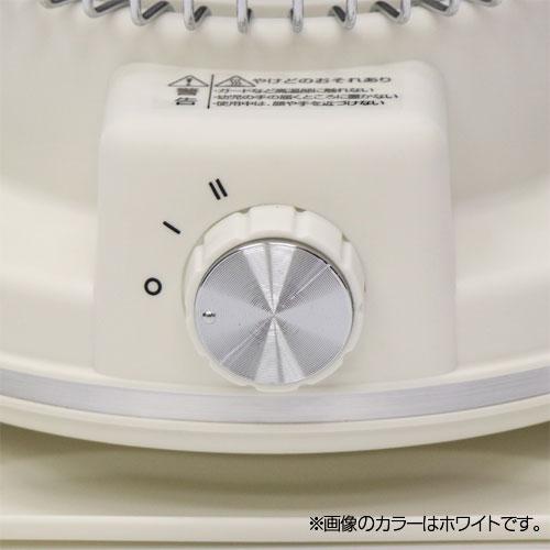 ヒロ・コーポレーション レトロ調電気ストーブ ホワイト HDL-4249 電気