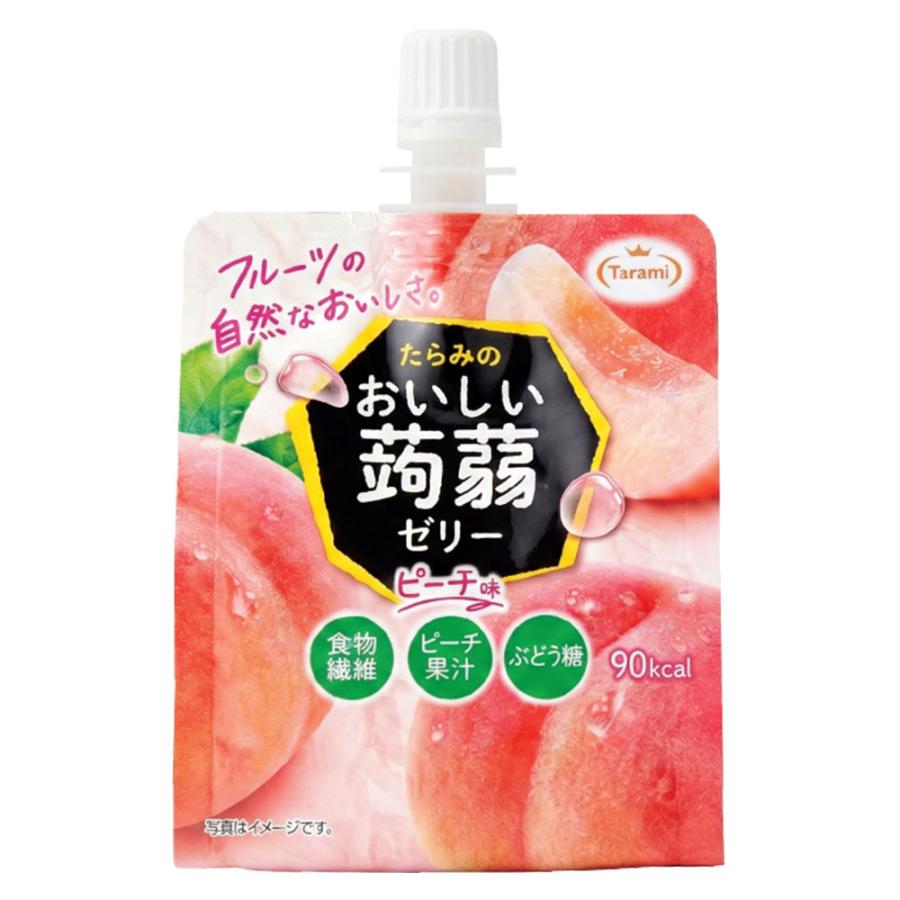 おいしい蒟蒻ゼリー ピーチ味 150g×30個 : オフィストラスト - 通販