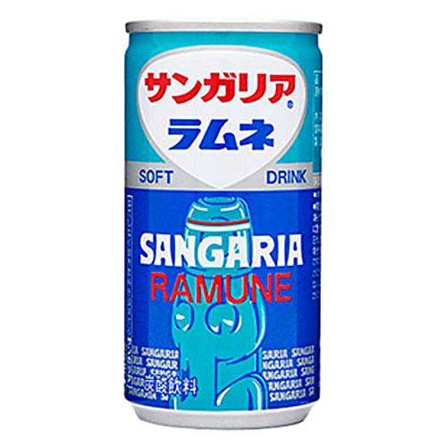 サンガリア☆　その他き購入禁止 ラムネ 缶ジュース 190g 90缶 サンガリア 『送料無料（一部地域