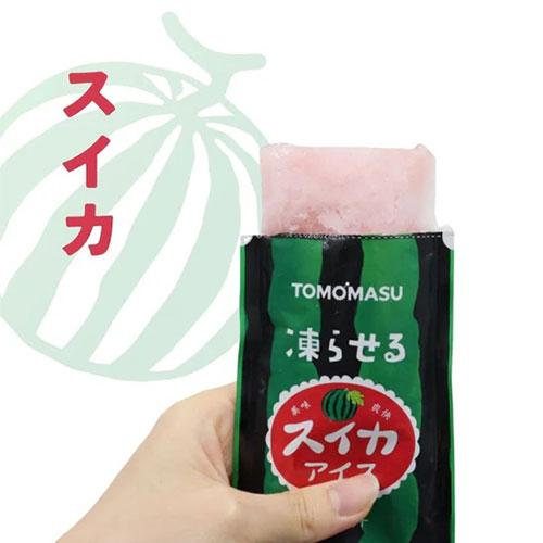 友桝飲料 果実アイス スイカ 80g 12個 パウチタイプ : オフィス