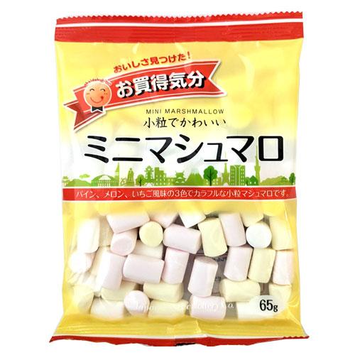 JCC お買得気分 ミニマシュマロ 65g×3袋 食品 お菓子 オヤツ