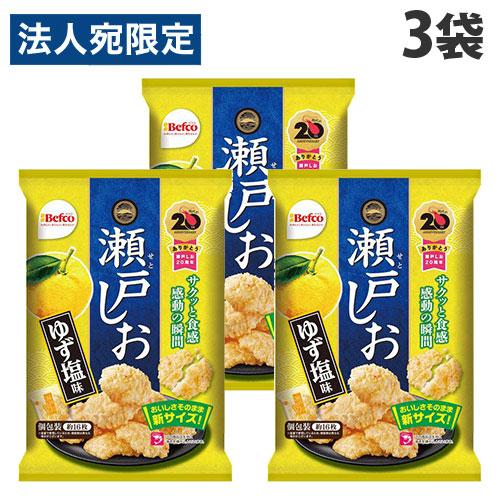 栗山米菓 瀬戸しお ゆず塩 76g 3袋 : オフィストラスト - 通販 - Yahoo