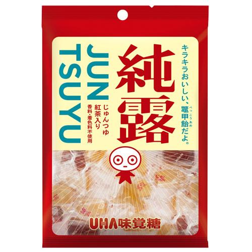 UHA味覚糖 純露 120g×3袋 食品 お菓子 飴 キャンディ ドロップ べっ