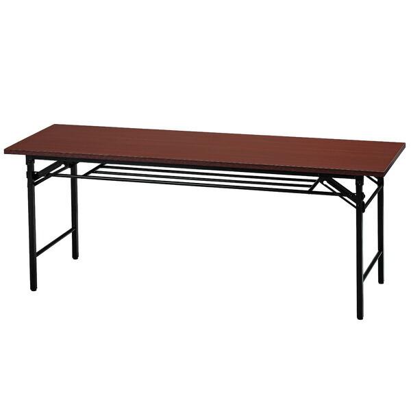 『代引不可』井上金庫販売 折り畳みテーブル W1800×D600×H700 ローズ UMT-1860R『法人宛のみ送料無料(一部地域除く)』_1