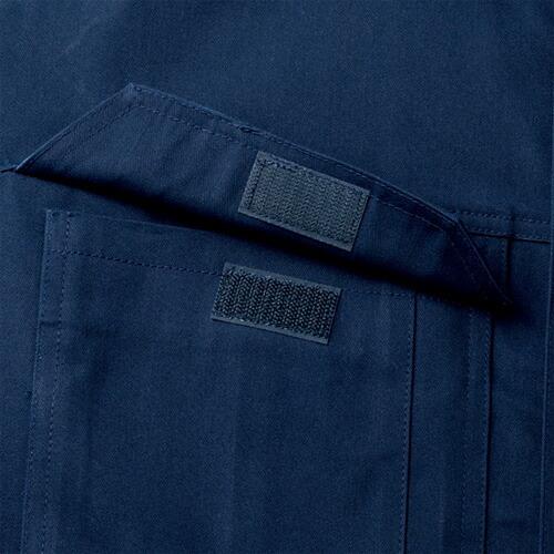 代引不可』難燃続服（通年用）EL ダークブルー 82420『法人宛のみ送料