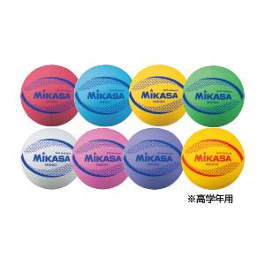 451円 最大60 オフ 小学校用カラーソフトバレーボール 赤 Msn64 R ミカサ