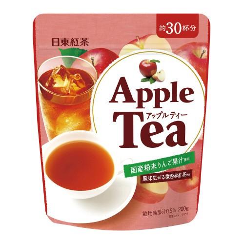 柔らかな質感の 日東紅茶 インスタントティー 市販 アップルティー ２００ｇ ※軽減税率対象商品 40052