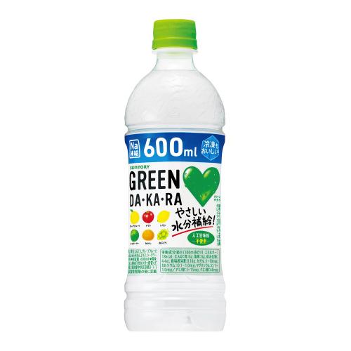 ＃ＧＲＥＥＮ　ＤＡＫＡＲＡ　６００ｍｌ×２４本  336711   サントリー  ※軽減税率対象商品｜officeyu