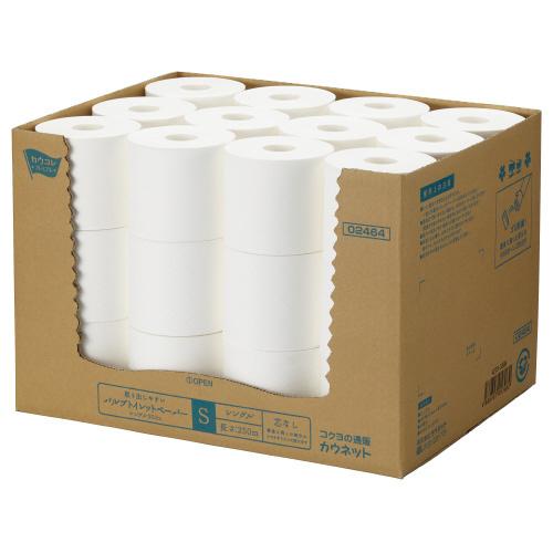 取り出しやすいパルプトイレットペーパー　１０７ｍｍ×２５０ｍシングル３６ロール　4275-3308　カウネット