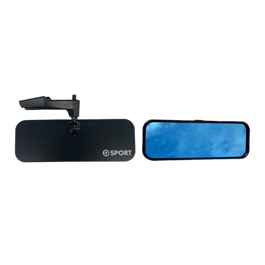 D-SPORT(ディースポーツ) コンパクトルームミラー170 ブラック【コペン