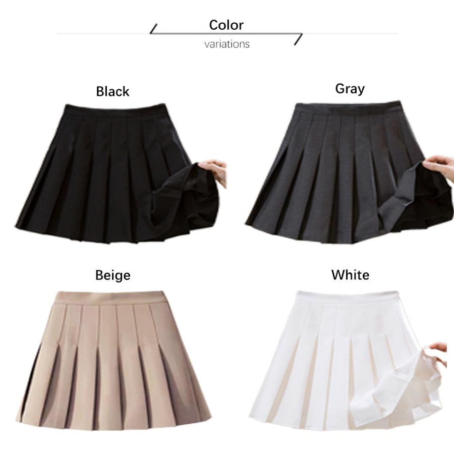 ミニスカート フレアスカート レディース 脚長 ショート 韓国  