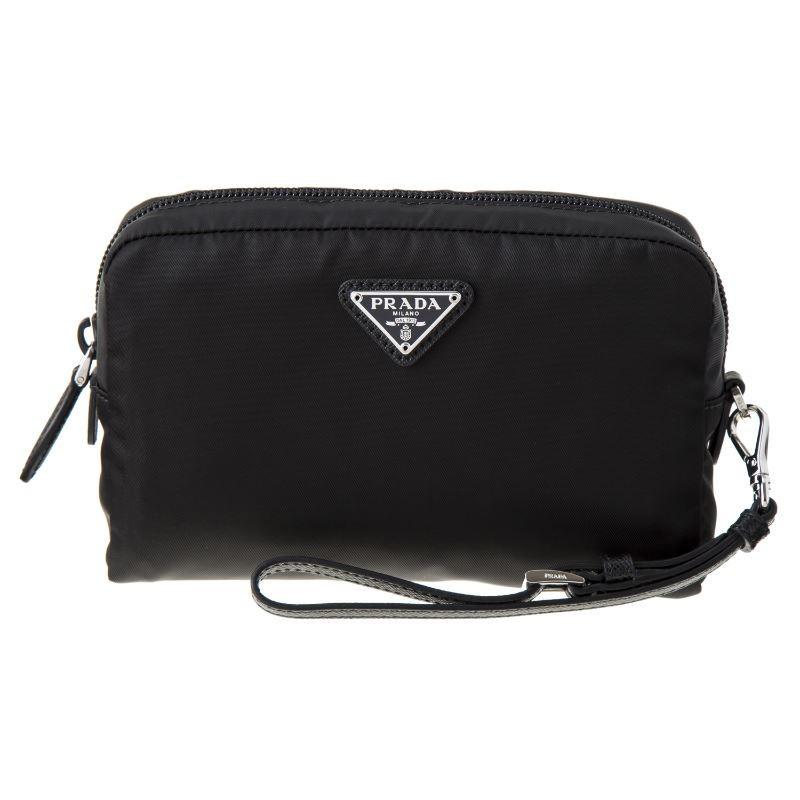 2*꒱様 定価66,000円PRADA ブラック ポーチ 1NE021 PRADA（プラダ） ポーチ ブラック PRADA 1NE021 067 F0002 ポイント