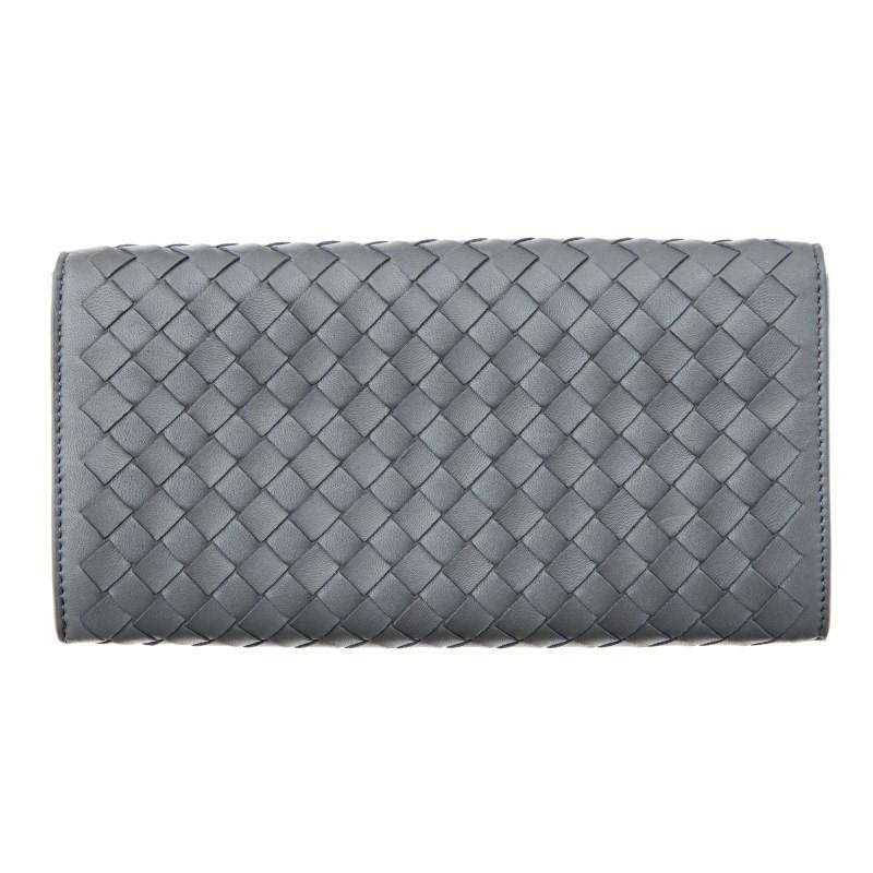 BOTTEGA VENETA（ボッテガ・ヴェネタ） 財布 長財布 レディース グレー 