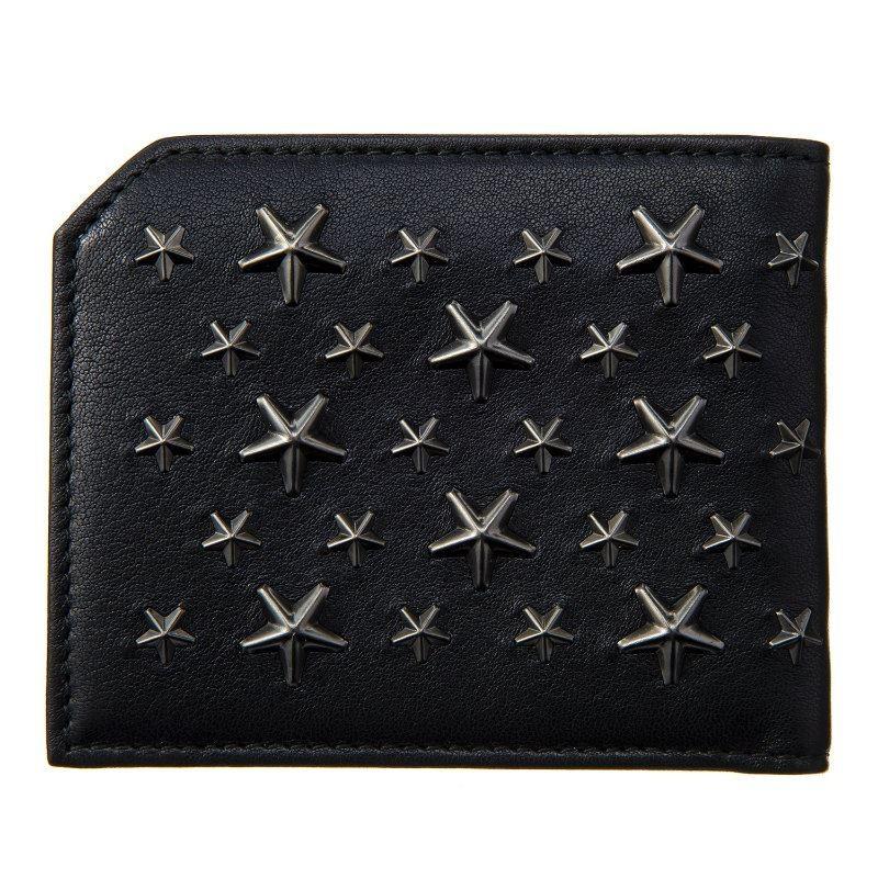 セール】ジミーチュウ 二つ折り財布 ローレンス ブラック メンズ JIMMY  