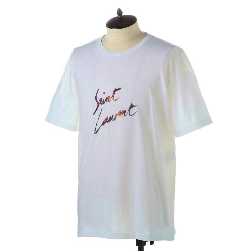サンローラン Tシャツ メンズ Saint Laurent Ybcl2 8486 Naturel Multicolore オフプライス ヤフー店 通販 Yahoo ショッピング
