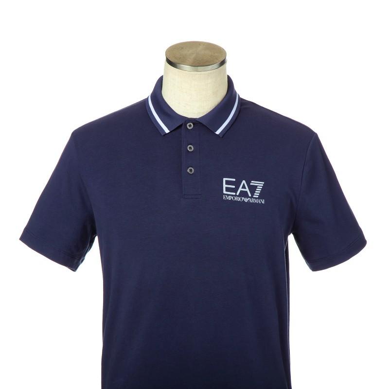 EMPORIO ARMANI エンポリオアルマーニ EA7 ポロシャツ メンズ ネイビー