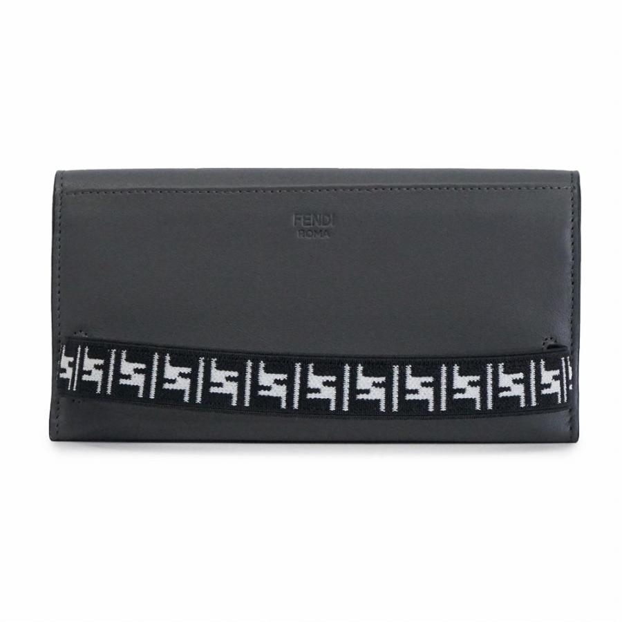 FENDI（フェンディ） 財布 長財布 7M0268 A8VC F128U ブラック メンズ