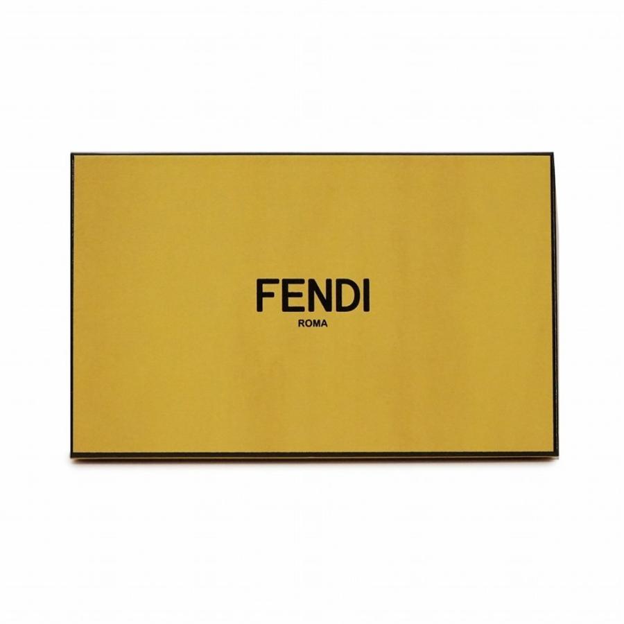 フェンディ FENDI 財布 長財布 7M0268 A8VC F128U ブラック メンズ 