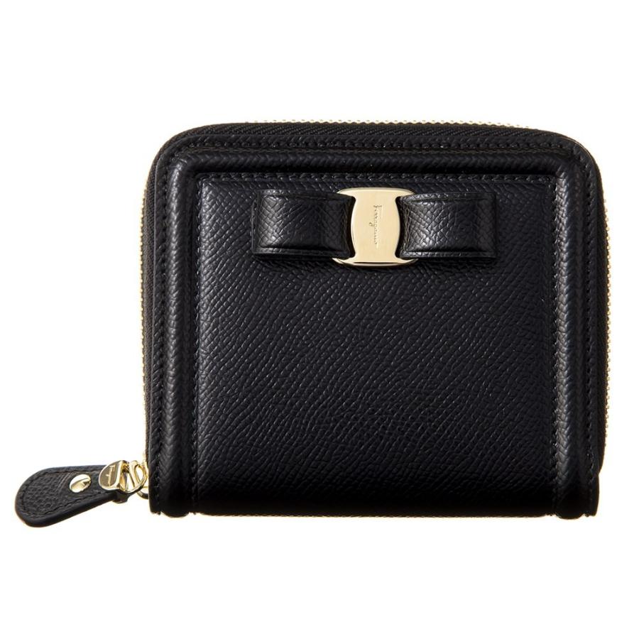フェラガモ FERRAGAMO 財布 レディース 22 D156 ヴァラ ラウンドファスナー財布 Salvatore Ferragamo - フェラガモ FERRAGAMO 財布 レディース 22 D156