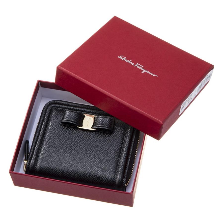 FERRAGAMO（フェラガモ） ミニ財布 財布 ブラック レディース Ferrgamo