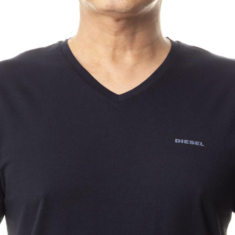 ディーゼル メンズ Tシャツ インナー 3枚組 00SPDM 0AALW 900 ブラック｜offprice｜04