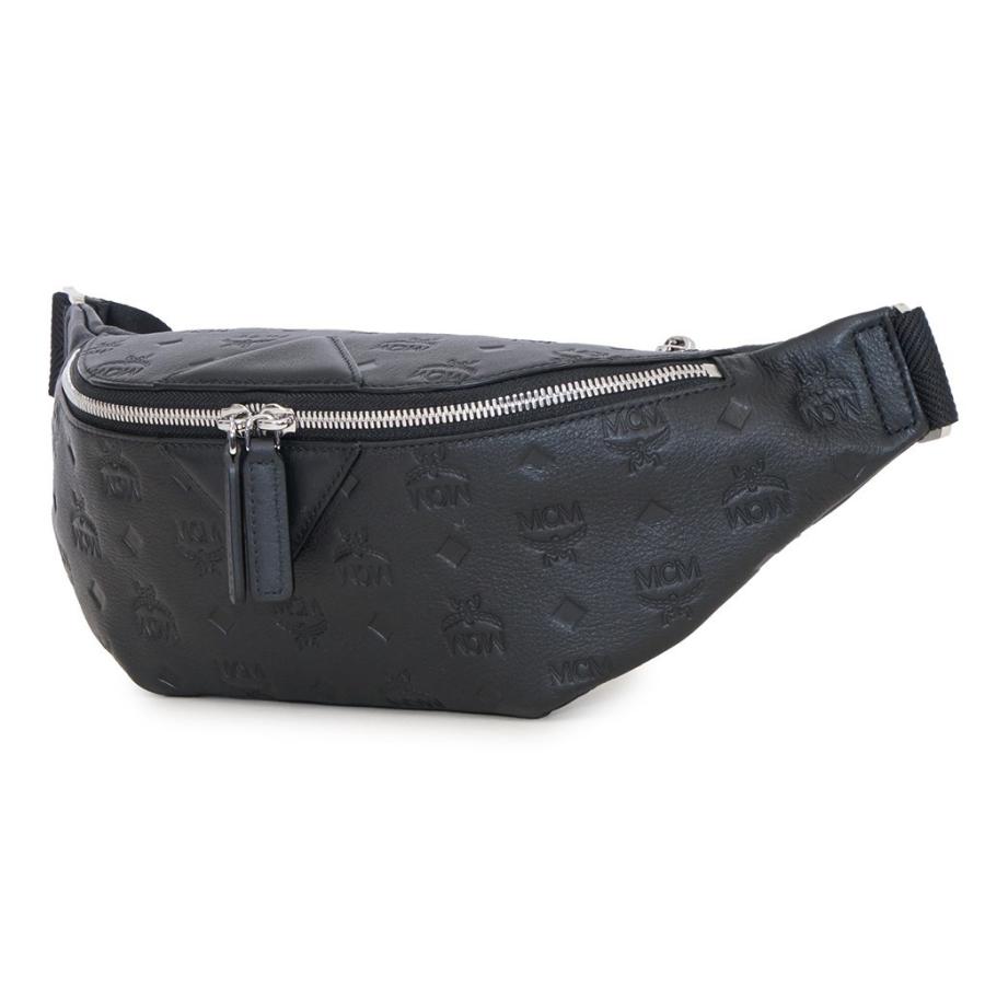 RYO様専用】美品 MCM ボディバッグ ウエストポーチ ナイロン ネイビー