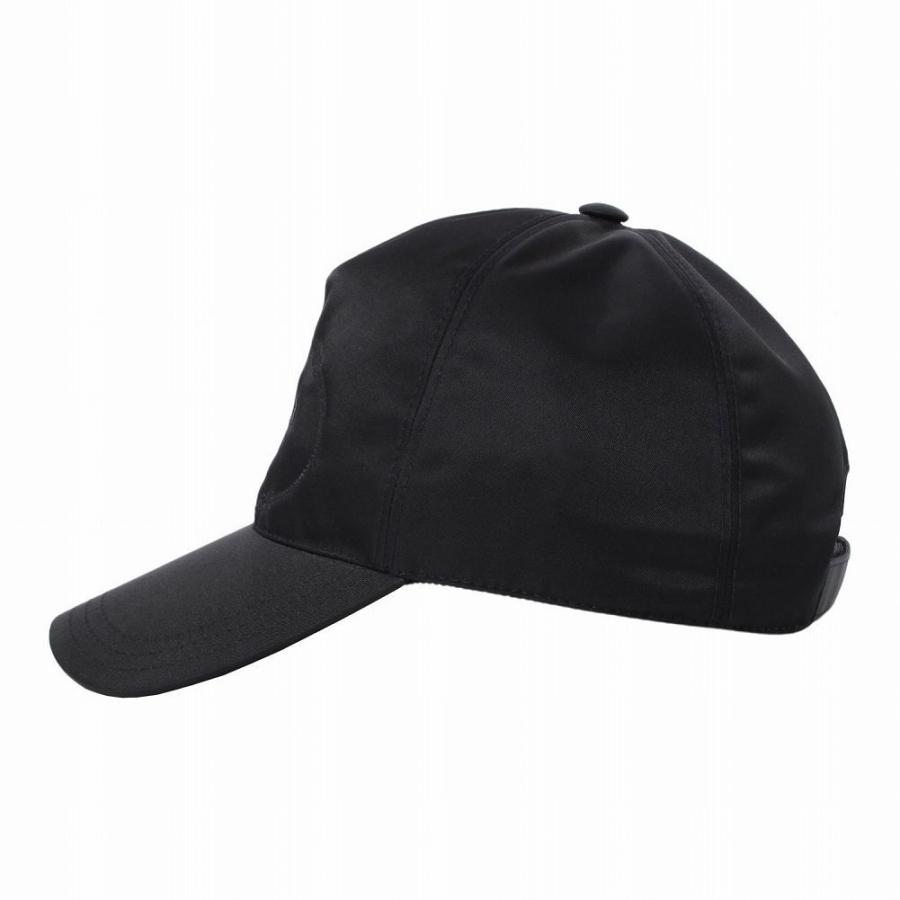 プラダ メンズ キャップ 帽子 野球帽 ブラック 1HC179 2DMI F0002 L PRADA ポイント利用 爆買の画像