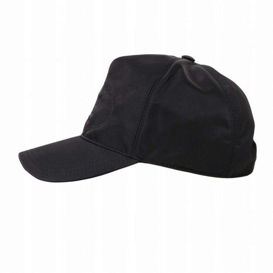 プラダ メンズ キャップ 帽子 野球帽 ブラック 2HC179 2DMI F0002 L PRADA ポイント利用 爆買の画像