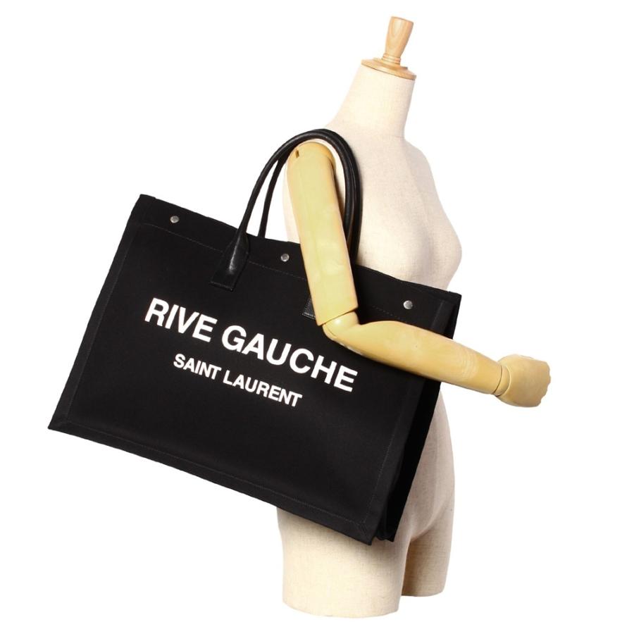 サンローラン トートバッグ 499290 96N9E 1070 ブラック SAINT LAURENT 爆買の画像