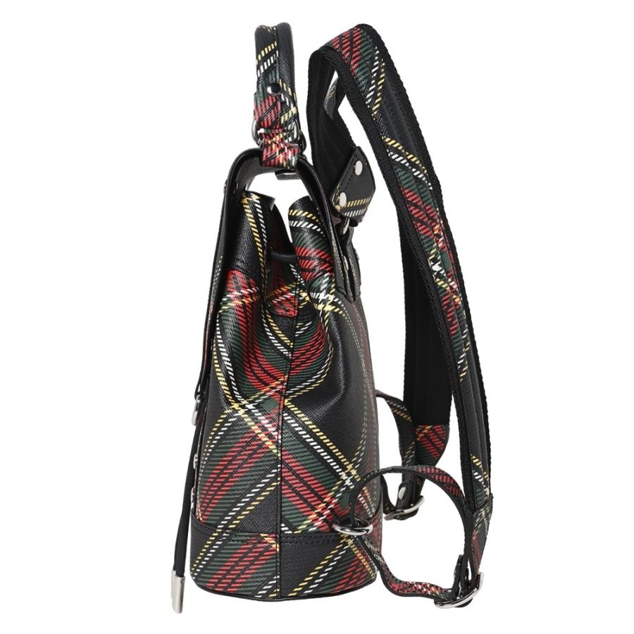 ヴィヴィアンウエストウッド バックパック 4A030006U S002C N302 ブラックマルチ Vivienne Westwood 爆買の画像