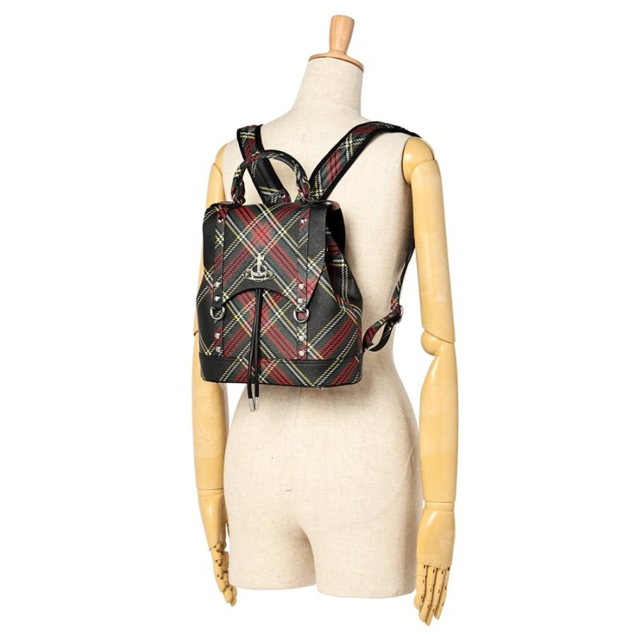 ヴィヴィアンウエストウッド バックパック 4A030006U S002C N302 ブラックマルチ Vivienne Westwood 爆買の画像