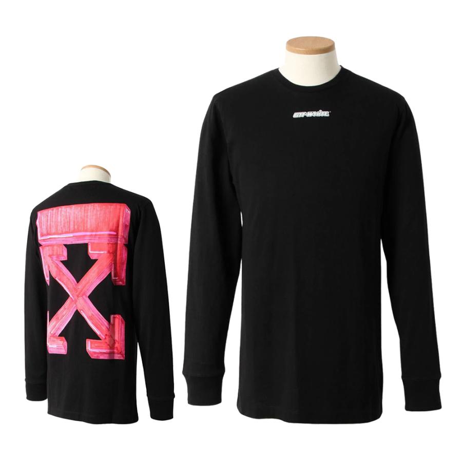 off white（オフホワイト） Tシャツ OMAB001E20JER0031025 長袖 ロンT