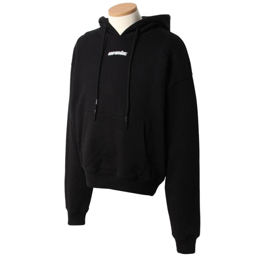 T*o様 Off-White ブラック フード付きパーカー　Lサイズ off white オフホワイト パーカー OMBB037E20FLE0021025 OVER
