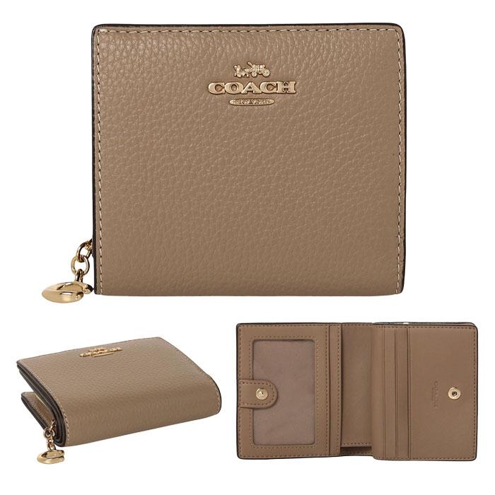 コーチアウトレット 二つ折り財布 C2862 COACH OUTLET／プレゼント 誕生日 記念日 クリスマス お祝い 母の日 白 ベージュ 茶 ポイント利用 爆買 | COACH | 02